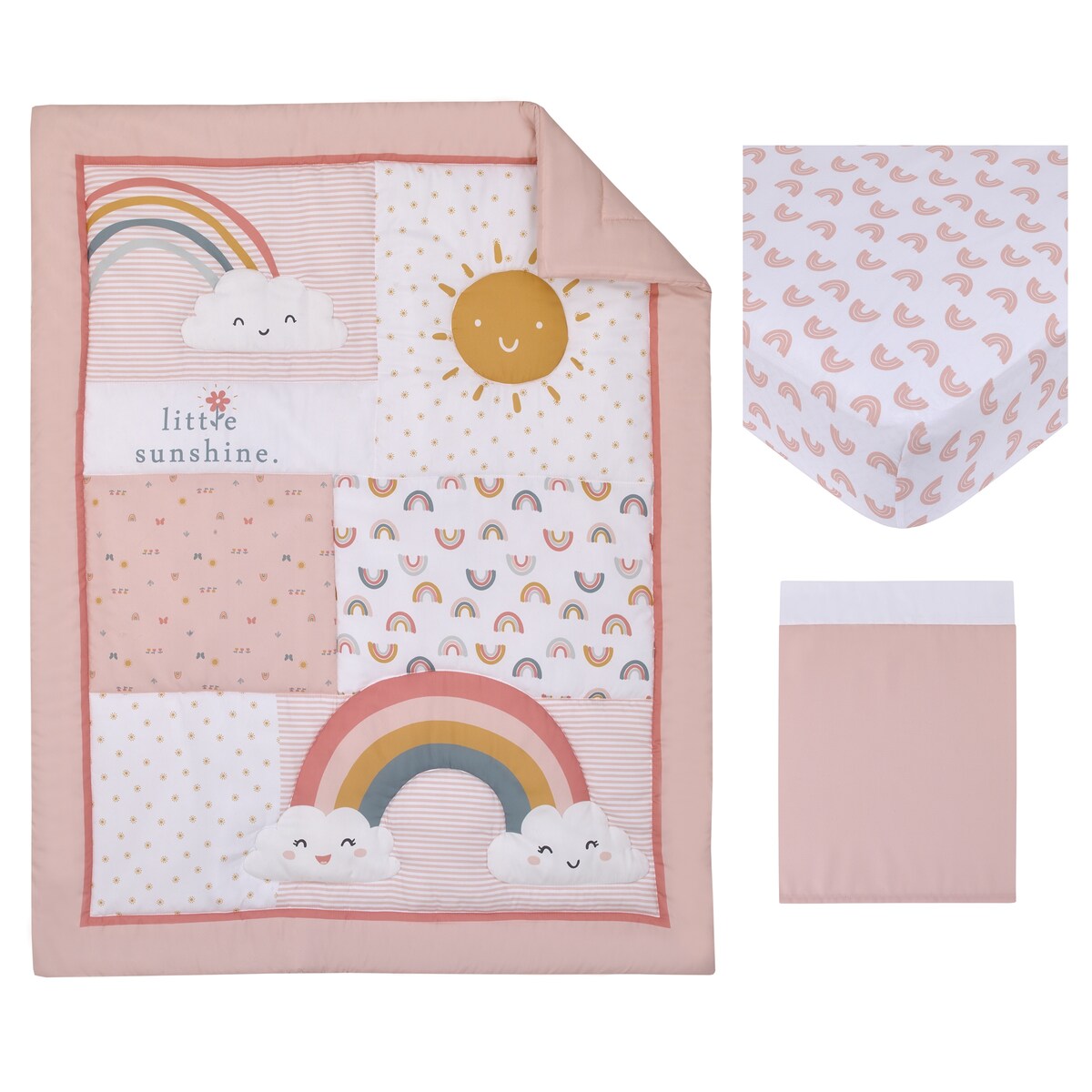 Carter's Chasing Rainbows 3 Piece Crib Bedding Set