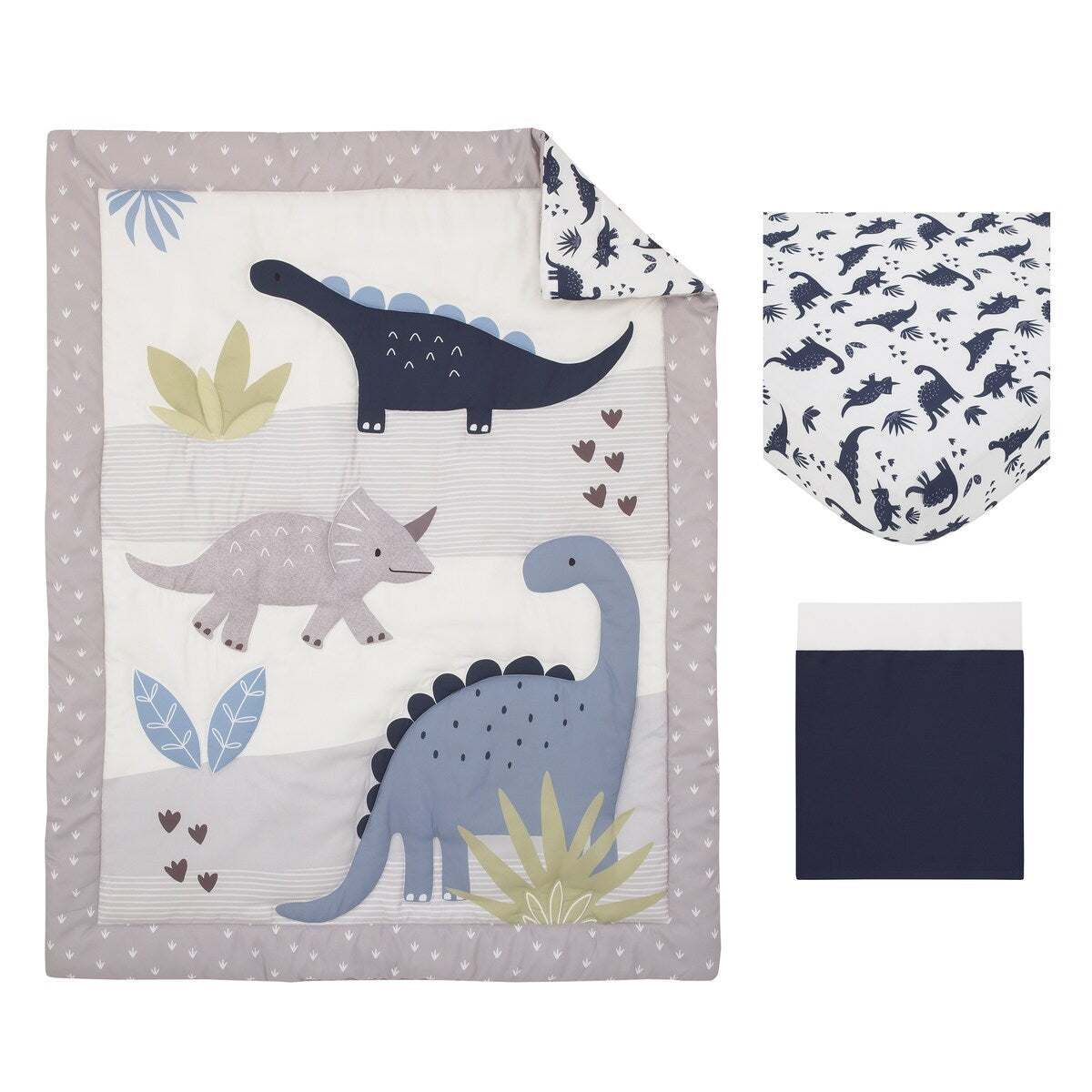 Carter's Dino Adventure 3 Piece Crib Bedding Set