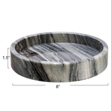 Carved Marble Tray or Charcuterie Board