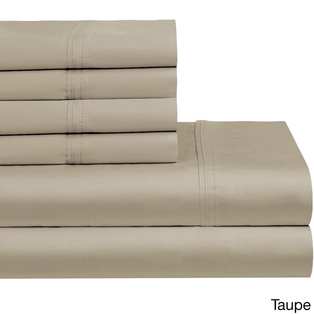 Casa Fiori-1000 Thread Count Egyptian Cotton Blend 6-piece Sheet Set