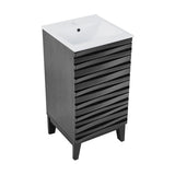 Cascade 18" Bathroom Vanity In Black