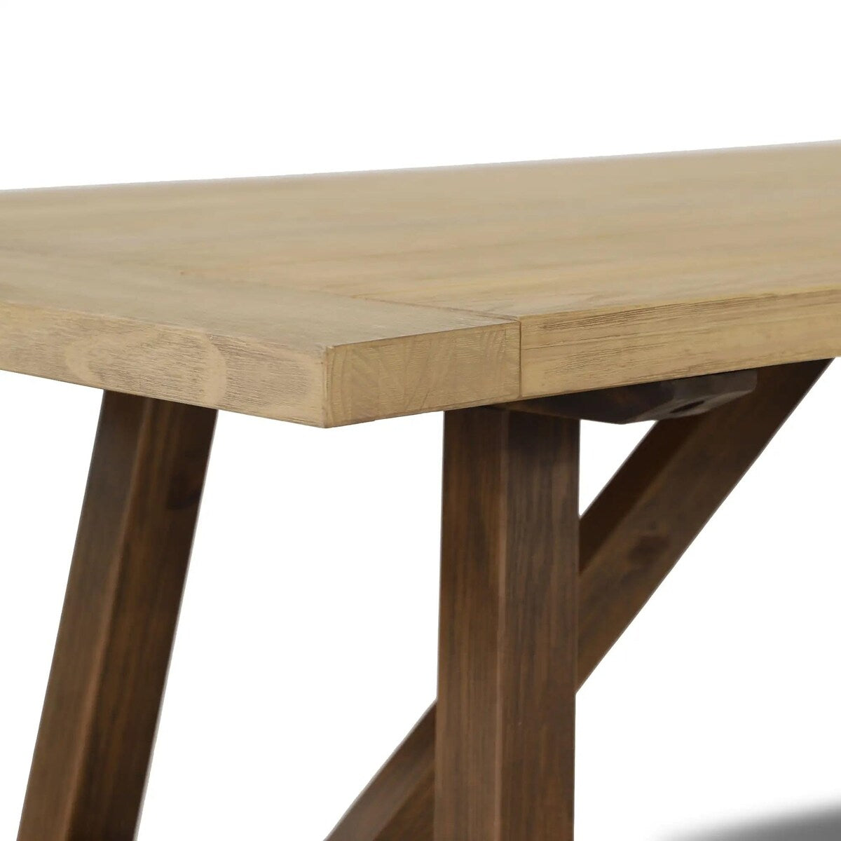 Cascais 72" Rectangular Table with Farmhouse Base