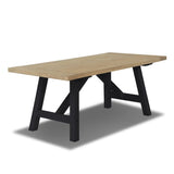 Cascais 72" Rectangular Table with Farmhouse Base