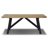 Cascais 72" Rectangular Table with Farmhouse Base