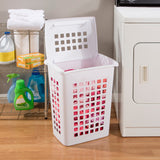 STERILITE Rectangular Lift Top Laundry Hampers White - Case of 4