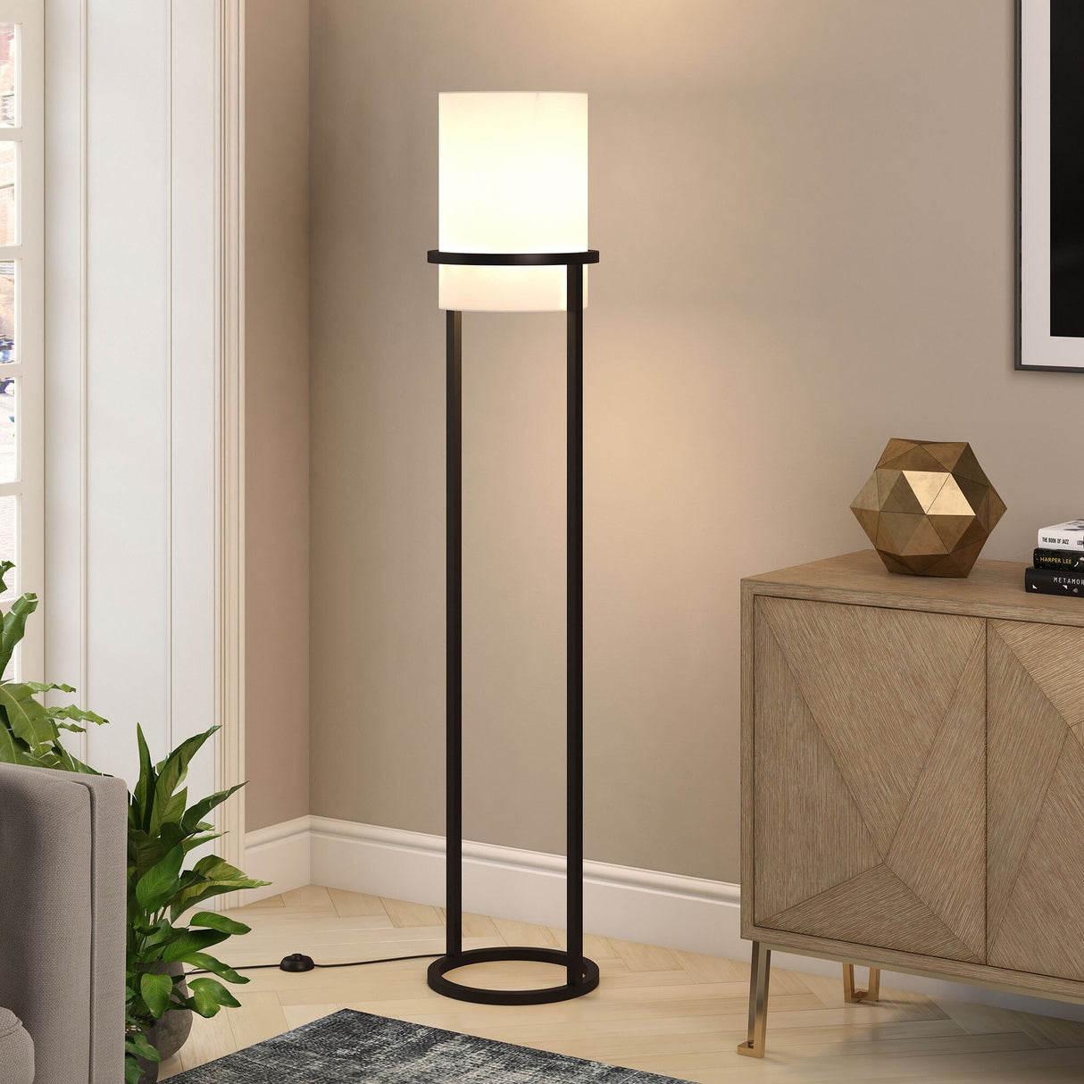 Carson Carrington Safsbyn Blackened Bronze Floor Lamp