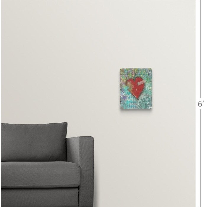 "Joy Heart" Canvas Wall Art