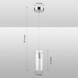 Cassandra PCDT Droplet Infused Glass LED Pendant Light