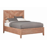 Casserly White Washed Natural 3-piece Panel Bedroom Set with Chest