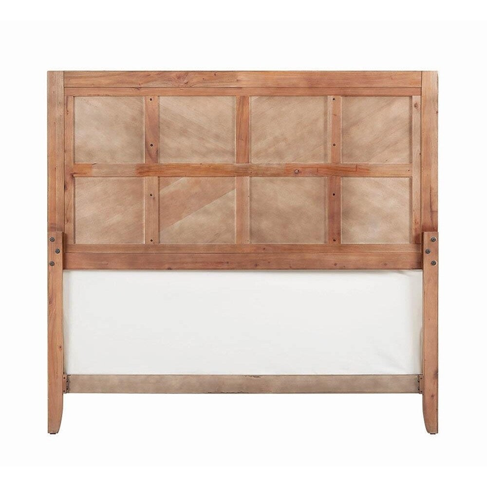 Casserly White Washed Natural 3-piece Panel Bedroom Set with Chest