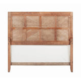 Casserly White Washed Natural 3-piece Panel Bedroom Set with Chest