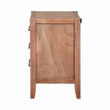 Casserly White Washed Natural 3-piece Panel Bedroom Set with Chest
