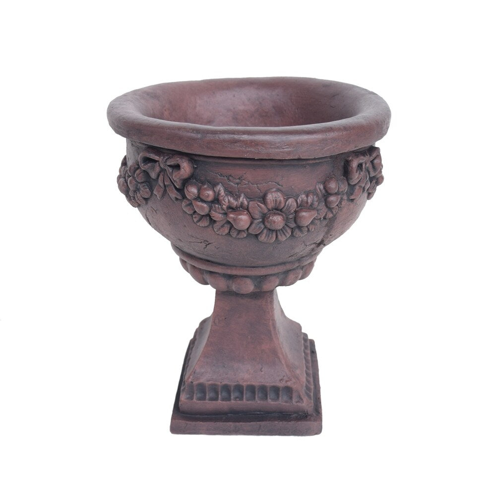 Cassia Roman Botanical Lightweight Concrete Chalice Garden Urn Planter by Christopher Knight Home