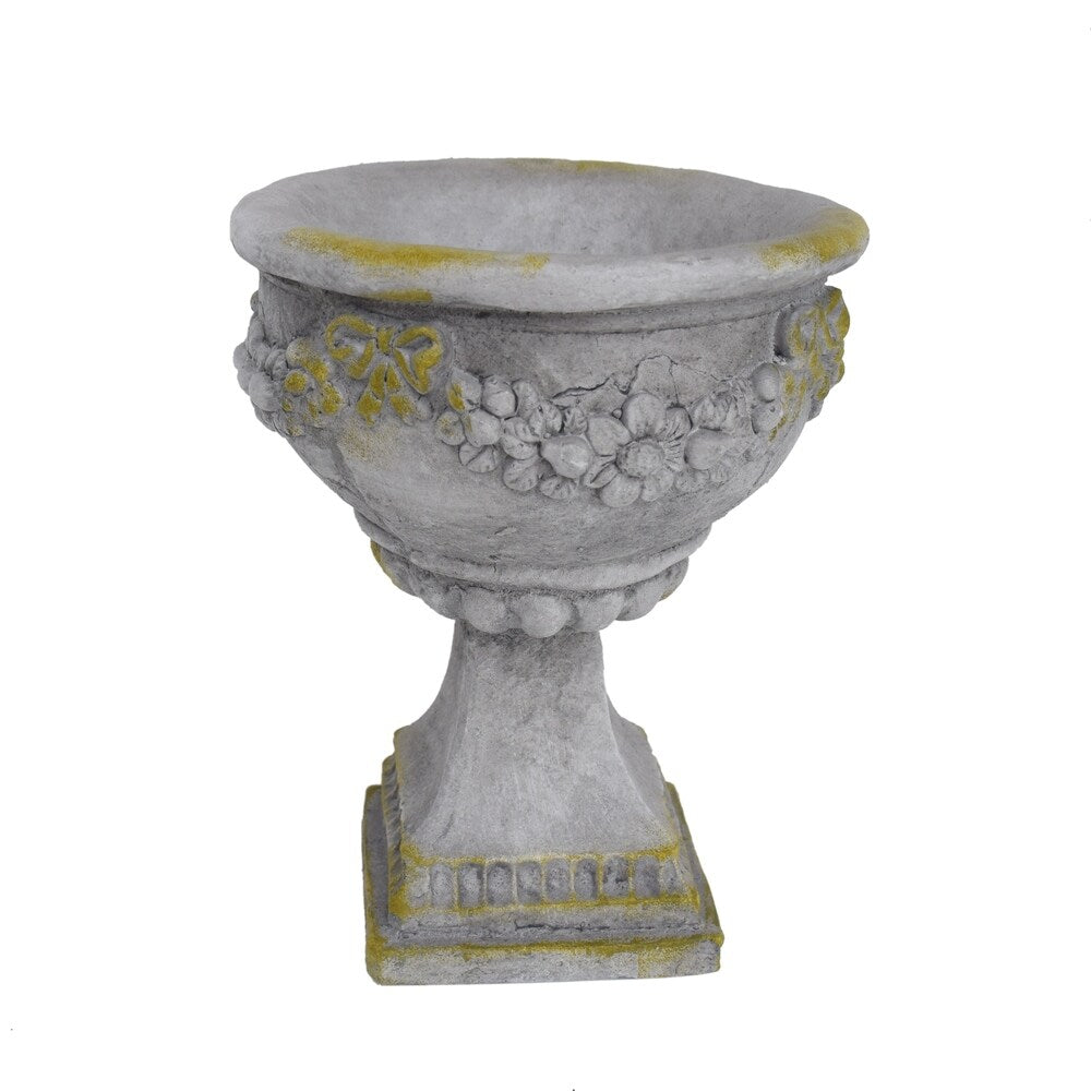 Cassia Roman Botanical Lightweight Concrete Chalice Garden Urn Planter by Christopher Knight Home