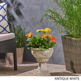 Cassia Roman Botanical Lightweight Concrete Chalice Garden Urn Planter by Christopher Knight Home