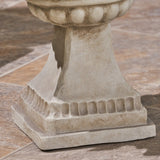 Cassia Roman Botanical Lightweight Concrete Chalice Garden Urn Planter by Christopher Knight Home