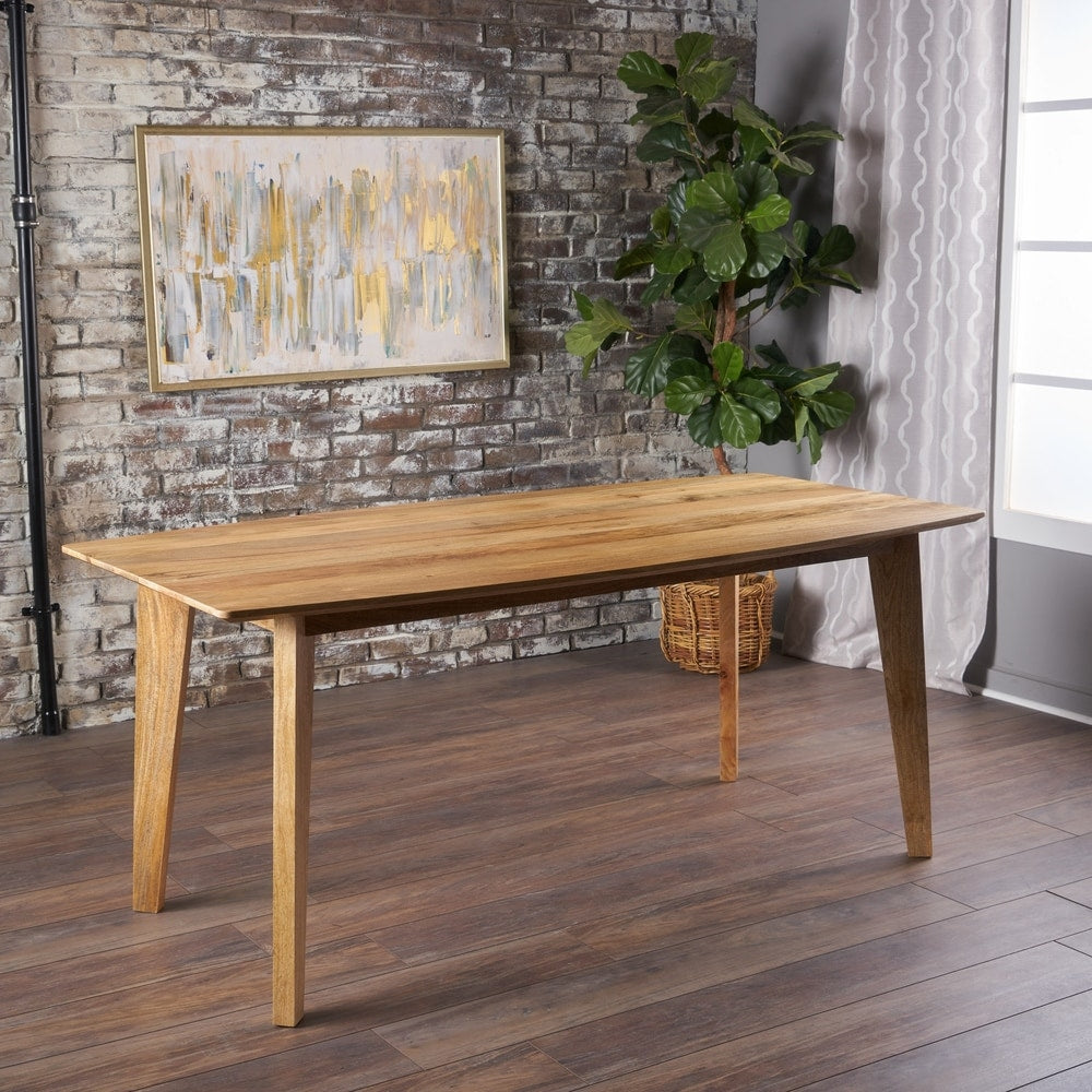 Cassian Rectangle Wood Dining Table by Christopher Knight Home
