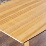 Cassian Rectangle Wood Dining Table by Christopher Knight Home