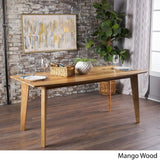 Cassian Rectangle Wood Dining Table by Christopher Knight Home