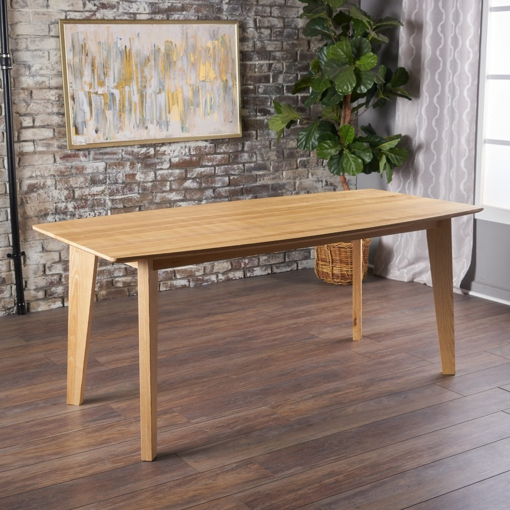 Cassian Rectangle Wood Dining Table by Christopher Knight Home