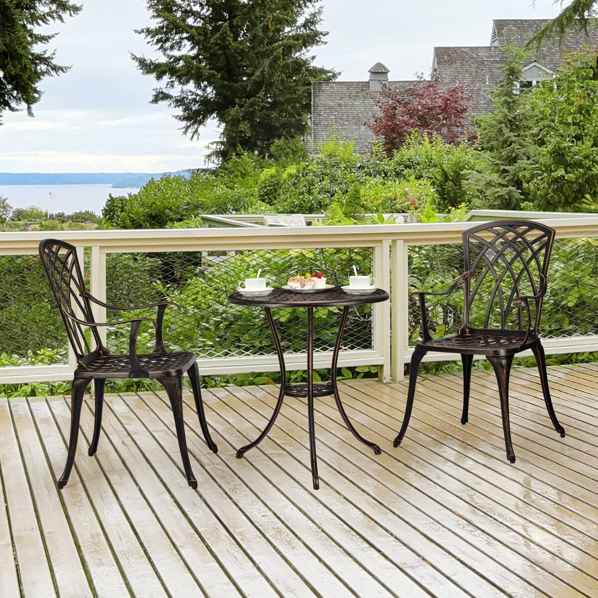Cast Aluminum Bistro Set