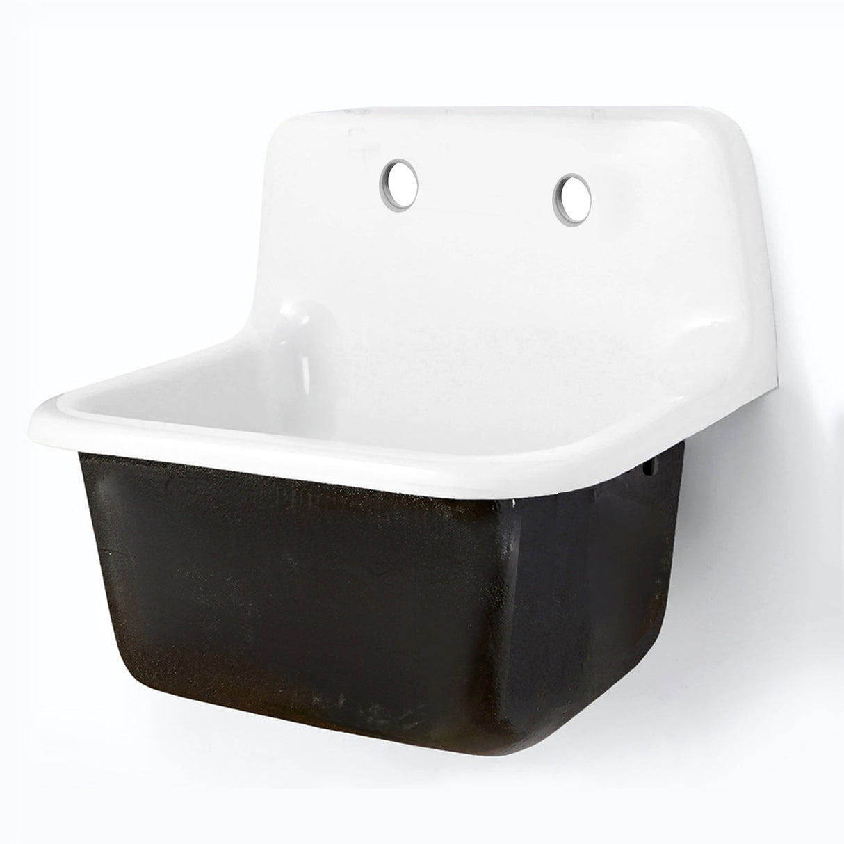 Cast Iron Rustic Utility Sink and Drain Set - 22" x 18" x 20.25"