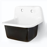 Cast Iron Rustic Utility Sink and Drain Set - 22" x 18" x 20.25"