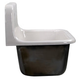 Cast Iron Rustic Utility Sink and Drain Set - 22" x 18" x 20.25"