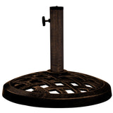 Trademark Innovations Bronze Finish Cast Iron 17.7-inch Umbrella Base