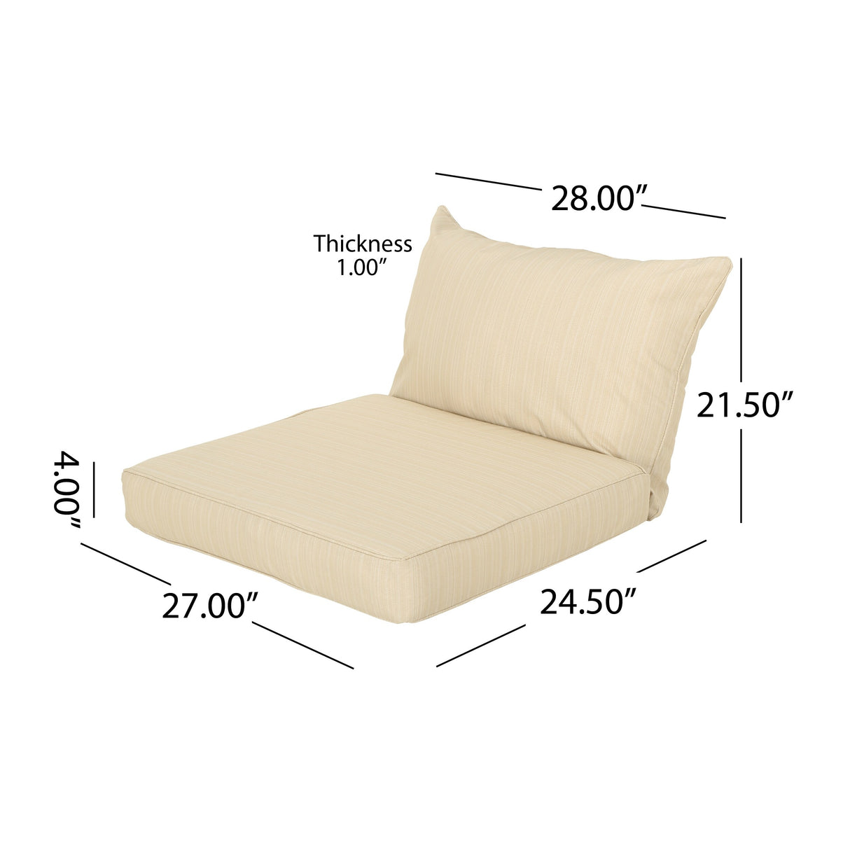 Castaic Club Chair Cushions by Christopher Knight Home
