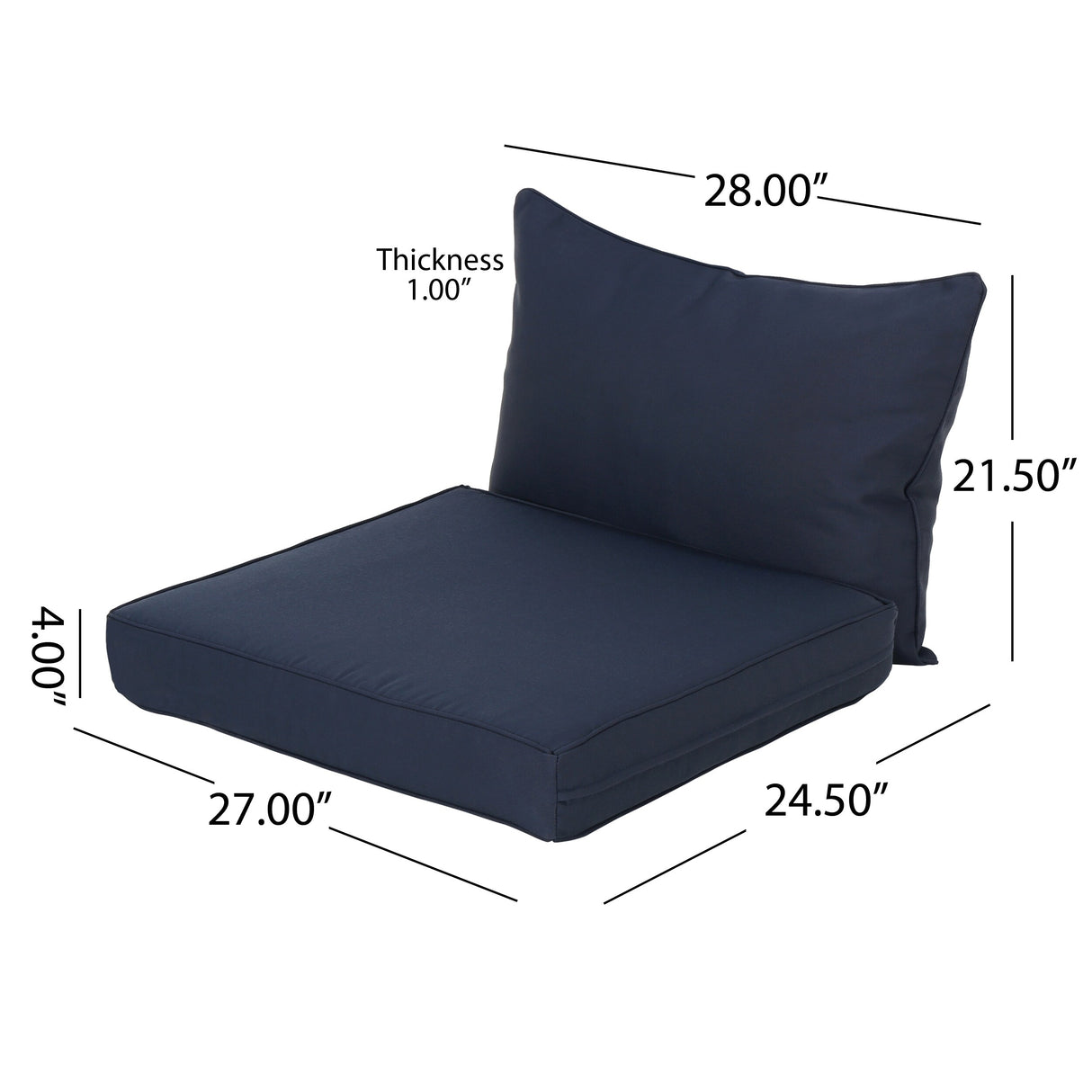 Castaic Club Chair Cushions by Christopher Knight Home