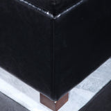 Royal Comfort Collection Classic Buckled Storage Bench Ottoman