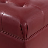 Luxury Comfort Collection Classic Tufted Storage Bench Ottoman with Nailhead Trim