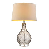 Castlerock Clear Glass/Metal 27-inch Table Lamp