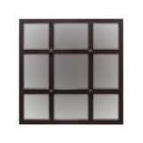Casual Elements Industrial Inspired Grid Rectangular Mirror