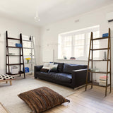 Casual Home 5-Shelf Ladder Bookcase, Warm Brown (New)