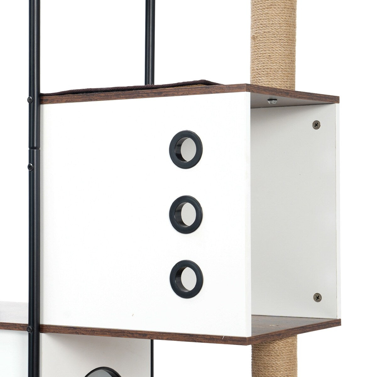 Cat Climbing frame,Cat Tree,Modern Cat Tower, Multi-Level Cat Condo with 1 Caves,2 Scratching Posts,Perch,for Indoor Cats