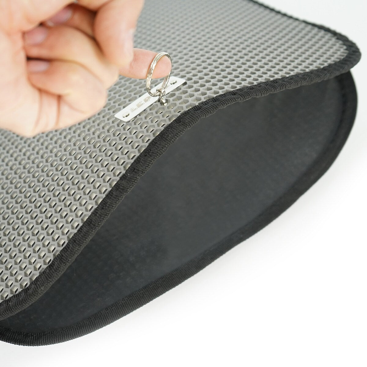 Cat Litter Mat for Litter Box - Double Layer Washable Cat Litter Trapping Mat.
