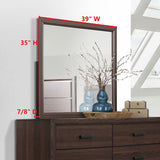 Catania Brown Queen 4 Piece Set