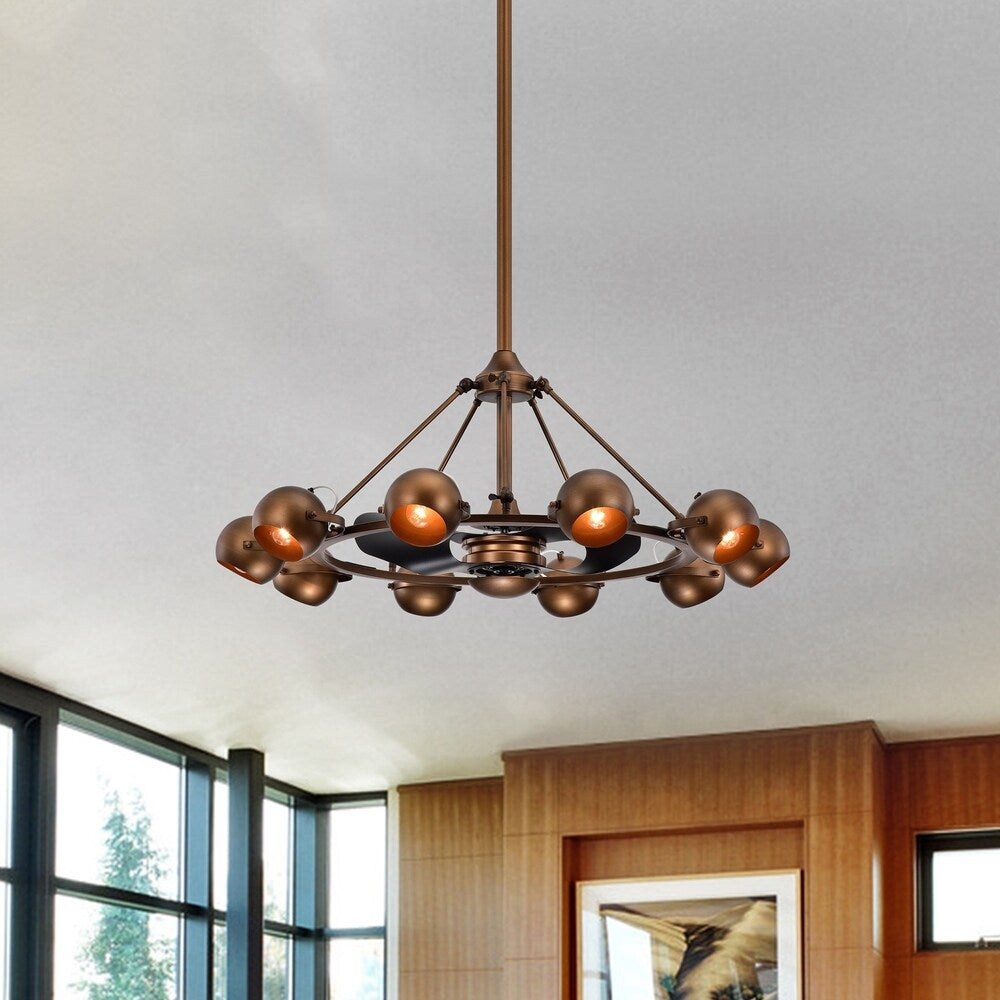 Carbon Loft Ingram Satin Bronze 39-inch Lighted Ceiling Fan