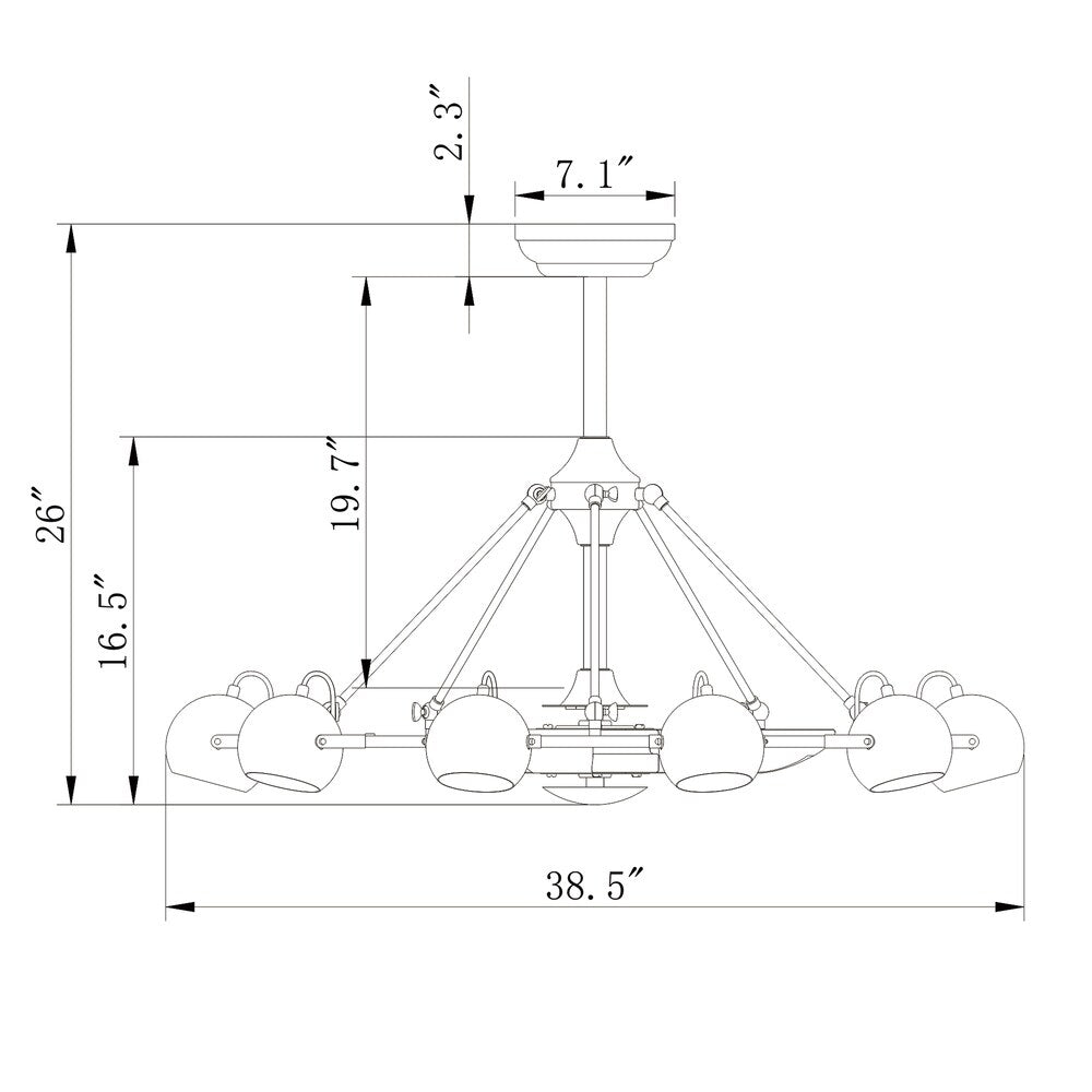 Carbon Loft Ingram Satin Bronze 39-inch Lighted Ceiling Fan