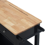 Cato Kitchen Cart with Wheels by Christopher Knight Home - 42.45" W x 17.75" D x 34.40" H
