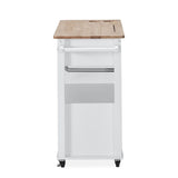 Cato Kitchen Cart with Wheels by Christopher Knight Home - 42.45" W x 17.75" D x 34.40" H