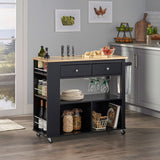 Cato Kitchen Cart with Wheels by Christopher Knight Home - 42.45" W x 17.75" D x 34.40" H