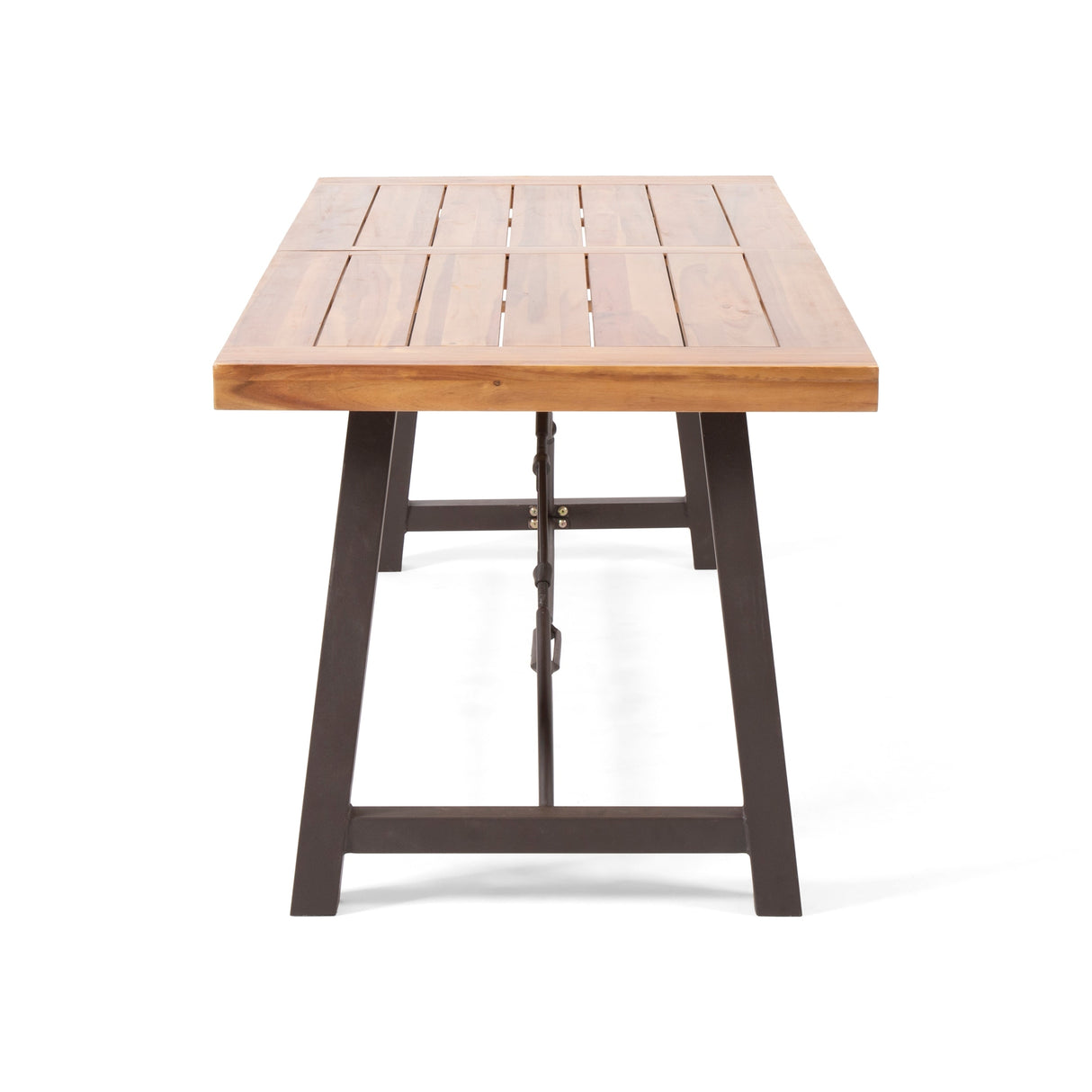 Catriona Modern Industrial Dining Table by Christopher Knight Home - 70.00" W x 33.00" D x 29.50" H