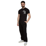 Cavalli Class Tiger Head Chest Motif Fashion T-Shirt- for mens