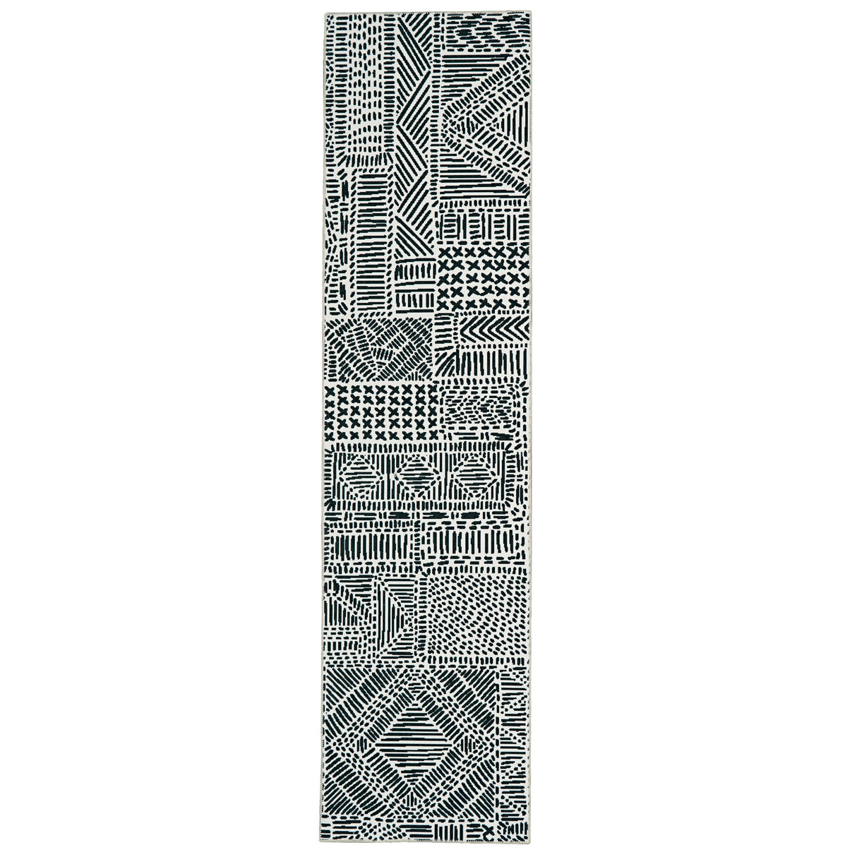 Cayden Machine Washable Geometic Area Rug