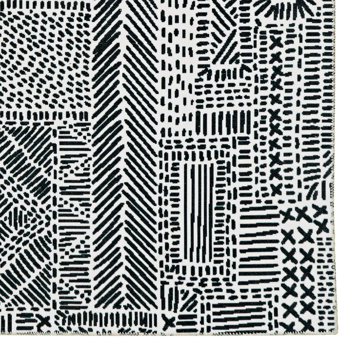 Cayden Machine Washable Geometic Area Rug