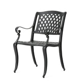 Cayman 7-piece Cast Aluminum Dining Set by Christopher Knight Home
