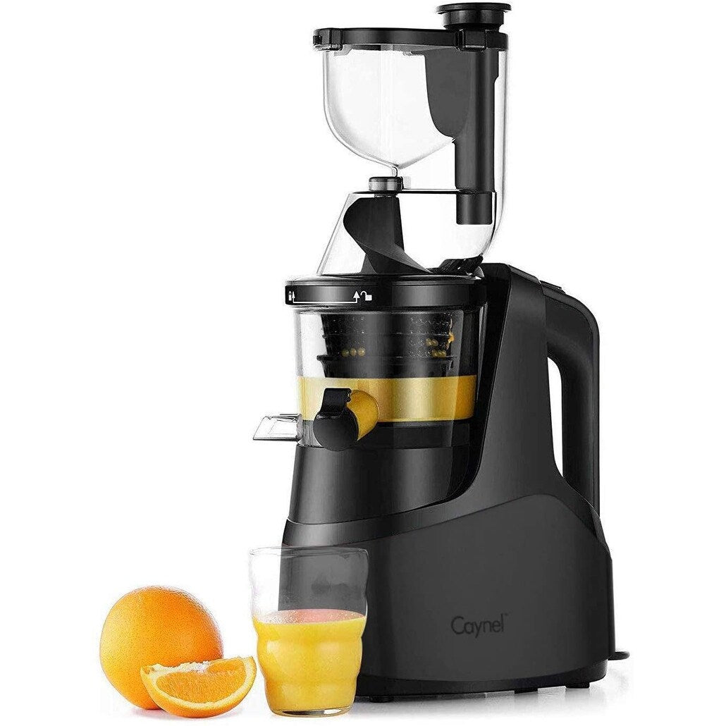 Caynel Slow Masticating Juicer Cold Press Extractor with 3" Wide Chute